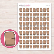 I-10719 planner sticker sheet with enlarged sticker detail
