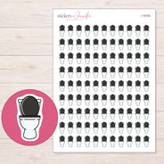 I-10720 planner sticker sheet with enlarged sticker detail