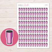 I-10721 planner sticker sheet with enlarged sticker detail