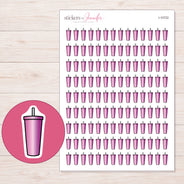 I-10722 planner sticker sheet with enlarged sticker detail