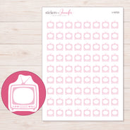 I-10723 planner sticker sheet with enlarged sticker detail