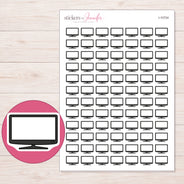 I-10724 planner sticker sheet with enlarged sticker detail