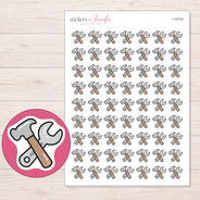 I-10733 planner sticker sheet with enlarged sticker detail