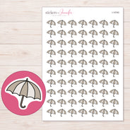 I-10740 planner sticker sheet with enlarged sticker detail