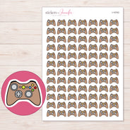 I-10742 planner sticker sheet with enlarged sticker detail