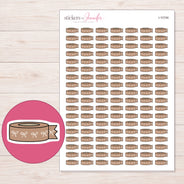 I-10746 planner sticker sheet with enlarged sticker detail