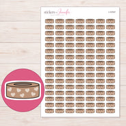 I-10747 planner sticker sheet with enlarged sticker detail