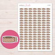 I-10749 planner sticker sheet with enlarged sticker detail