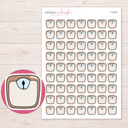 I-10753 planner sticker sheet with enlarged sticker detail