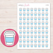 I-10758 planner sticker sheet with enlarged sticker detail