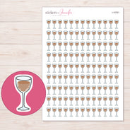 I-10761 planner sticker sheet with enlarged sticker detail