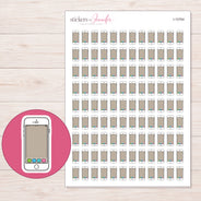 I-10764 planner sticker sheet with enlarged sticker detail