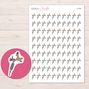 I-10767 planner sticker sheet with enlarged sticker detail