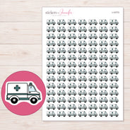 I-10773 planner sticker sheet with enlarged sticker detail