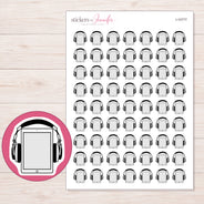 I-10777 planner sticker sheet with enlarged sticker detail
