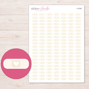 I-10784 planner sticker sheet with enlarged sticker detail
