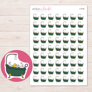 I-10786 planner sticker sheet with enlarged sticker detail