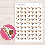 I-10789 planner sticker sheet with enlarged sticker detail