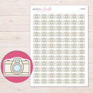 I-10810 planner sticker sheet with enlarged sticker detail