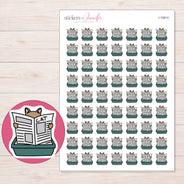 I-10814 planner sticker sheet with enlarged sticker detail