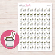 I-10816 planner sticker sheet with enlarged sticker detail