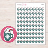 I-10817 planner sticker sheet with enlarged sticker detail