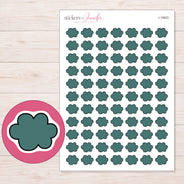 I-10823 planner sticker sheet with enlarged sticker detail