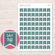 I-10837 planner sticker sheet with enlarged sticker detail