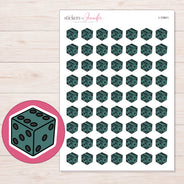 I-10841 planner sticker sheet with enlarged sticker detail