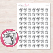 I-10843 planner sticker sheet with enlarged sticker detail