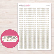I-10849 planner sticker sheet with enlarged sticker detail