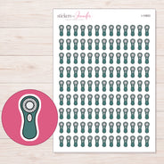 I-10853 planner sticker sheet with enlarged sticker detail
