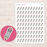 I-10858 planner sticker sheet with enlarged sticker detail
