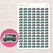 I-10871 planner sticker sheet with enlarged sticker detail