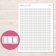 I-10872 planner sticker sheet with enlarged sticker detail