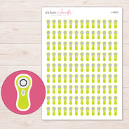 I-10873 planner sticker sheet with enlarged sticker detail