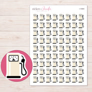 I-10884 planner sticker sheet with enlarged sticker detail