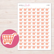 I-10889 planner sticker sheet with enlarged sticker detail