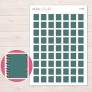 I-10890 planner sticker sheet with enlarged sticker detail