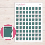 I-10903 planner sticker sheet with enlarged sticker detail