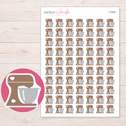 I-10926 planner sticker sheet with enlarged sticker detail