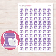 I-10927 planner sticker sheet with enlarged sticker detail