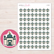 I-10929 planner sticker sheet with enlarged sticker detail
