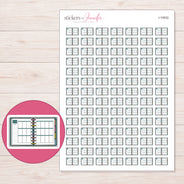 I-10932 planner sticker sheet with enlarged sticker detail