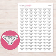 I-10934 planner sticker sheet with enlarged sticker detail