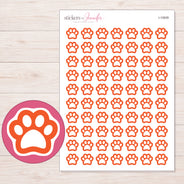 I-10939 planner sticker sheet with enlarged sticker detail