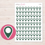 I-10948 planner sticker sheet with enlarged sticker detail