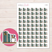 I-10954 planner sticker sheet with enlarged sticker detail