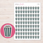 I-10958 planner sticker sheet with enlarged sticker detail