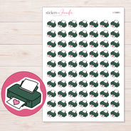 I-10961 planner sticker sheet with enlarged sticker detail